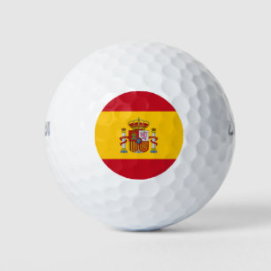 Drapeau espagnol Armoiries balles de golf