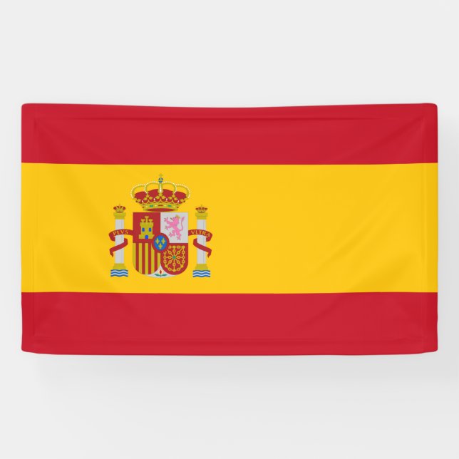 drapeau espagnol Bannière (Horizontal)