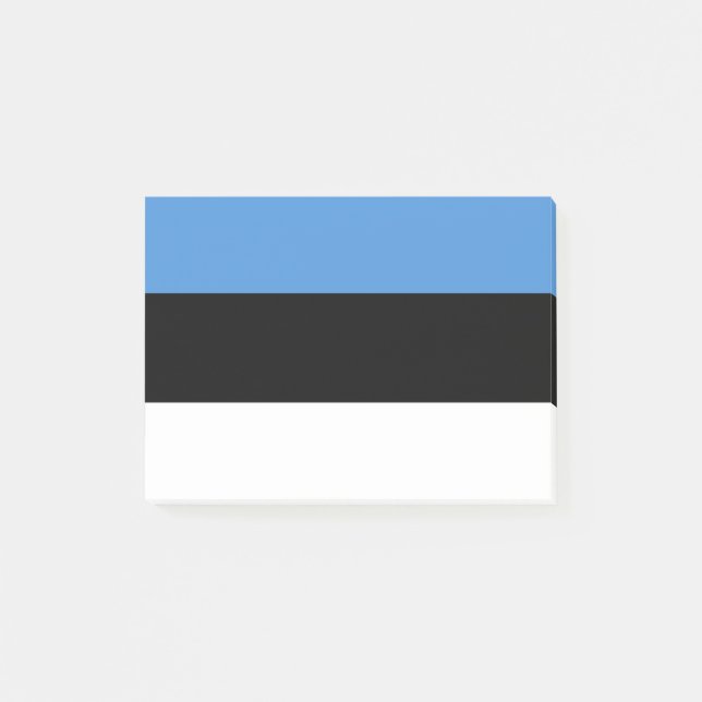 Drapeau Estonie Post-it® Notes (Devant)