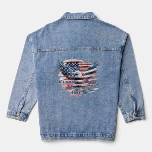 Drapeau et aigle des États-Unis. Indépendance