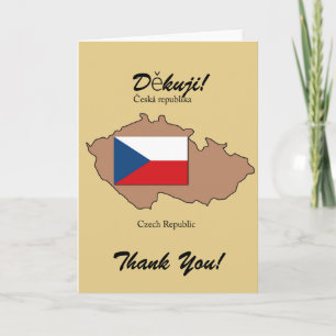 Drapeau et carte de la République tchèque Carte de