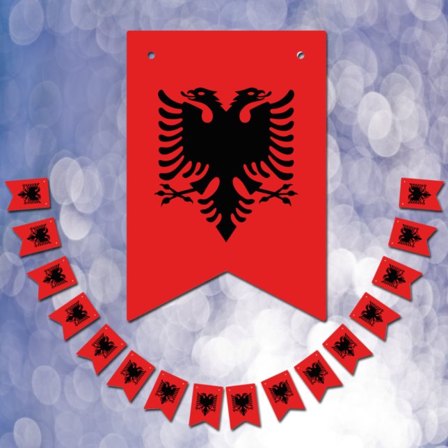 Drapeau et Parti albanais Bannières / Mariages (Créateur téléchargé)