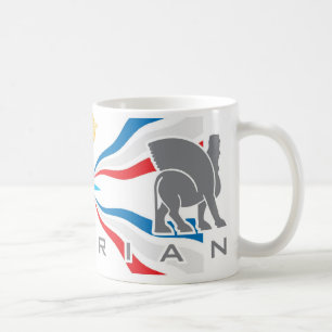 DRAPEAU ET TASSE DE BULL