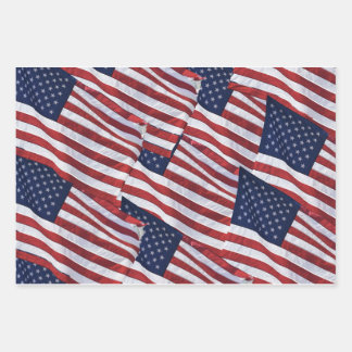 Drapeau États-Unis Feuilles papier