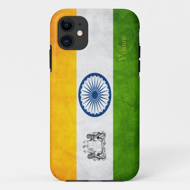Drapeau fait sur commande de coque iphone de (Dos)
