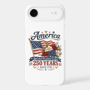Drapeau floral 250 ans d'Amérique