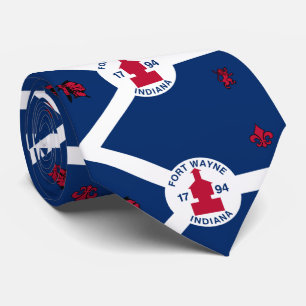 Drapeau Fort Wayne, Cravate de l'Indiana