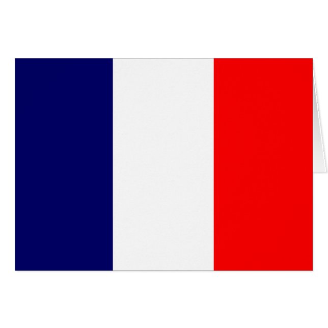 drapeau français (Devant horizontal)