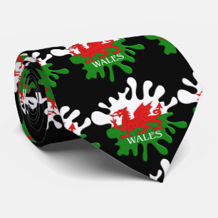 Drapeau gallois Cymru Cravate