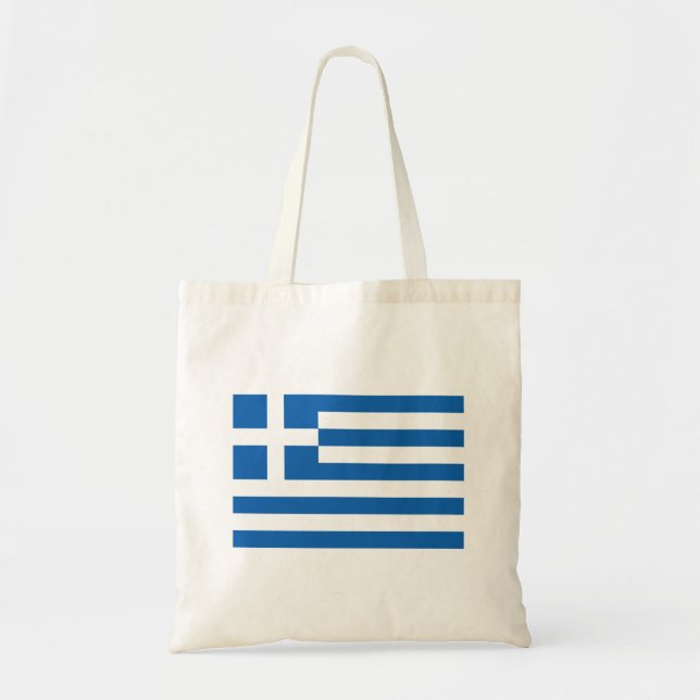 Drapeau grec coutume sac fourre-tout partie pour c (Devant)