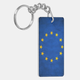 Drapeau grunge d'Union européenne