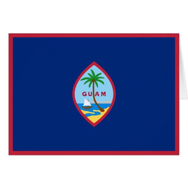 Drapeau Guam (Devant horizontal)