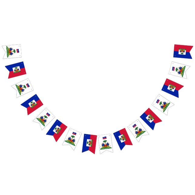 Drapeau haïtien & parti Haïti bannières / mariage (Tout)