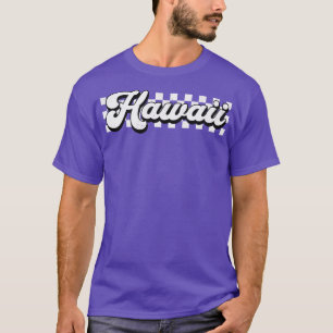 Drapeau Hawaii Hi À damiers Racing Hawaii TShirt 3