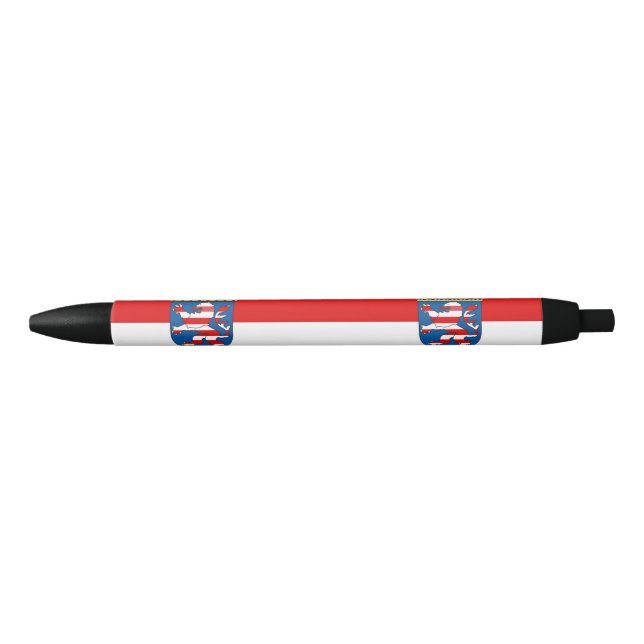 Drapeau Hesse noir stylo d'encre (Devant)