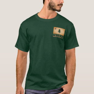Drapeau historique du Maine (1901-1909) T-Shirt