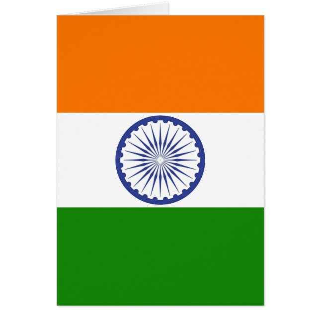 Drapeau indien (Devant)