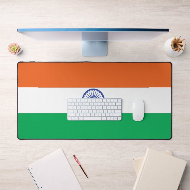 Drapeau indien Mat (Bureau 1)