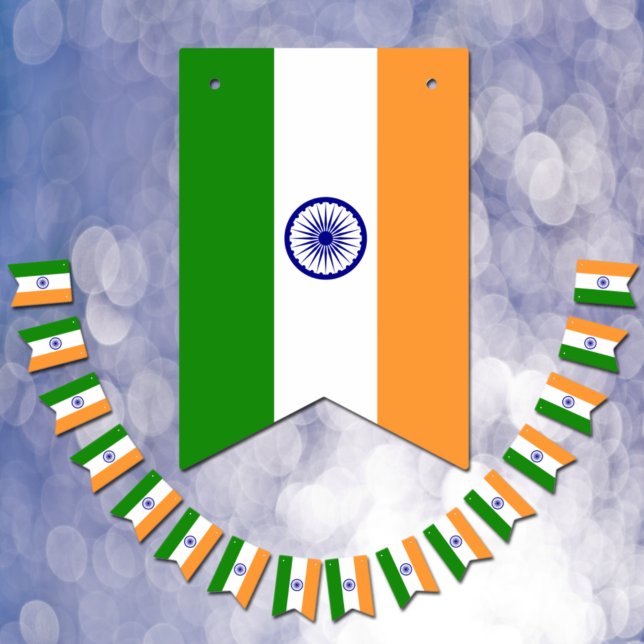 Drapeau indien & Parti Inde Bannières / Mariages (Créateur téléchargé)