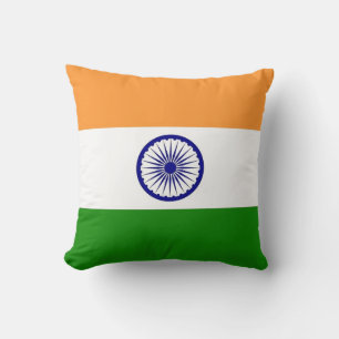 Drapeau indien sur le Coussin américain MoJo