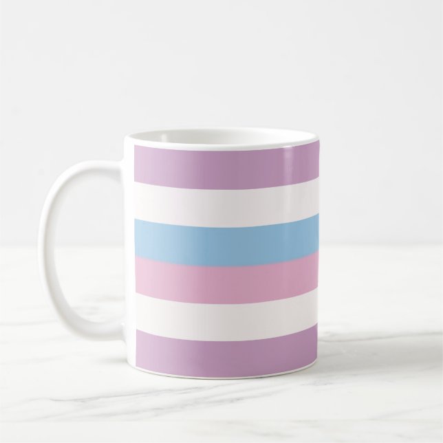 Drapeau intersexe de café Mug (Gauche)