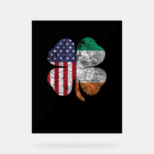 Drapeau irlandais américain Irlande JOUR DE LA SAI