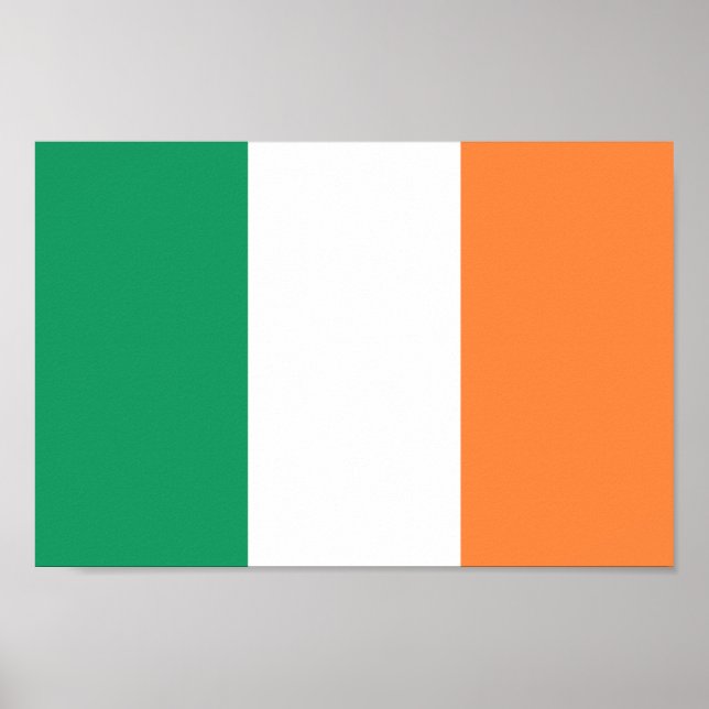 Drapeau irlandais - République d'Irlande - Poster  (Devant)