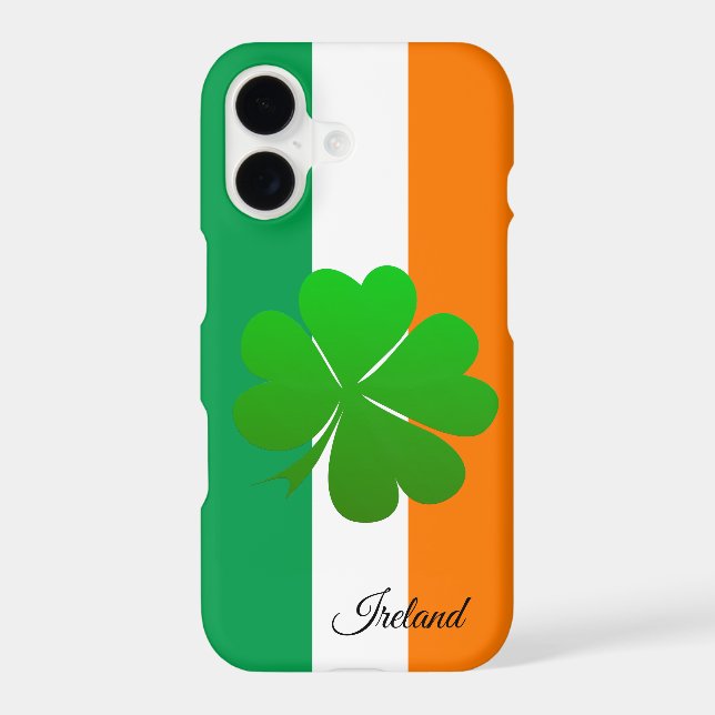 Drapeau irlandais & Shamrock, Irlande mode / sport (Verso)
