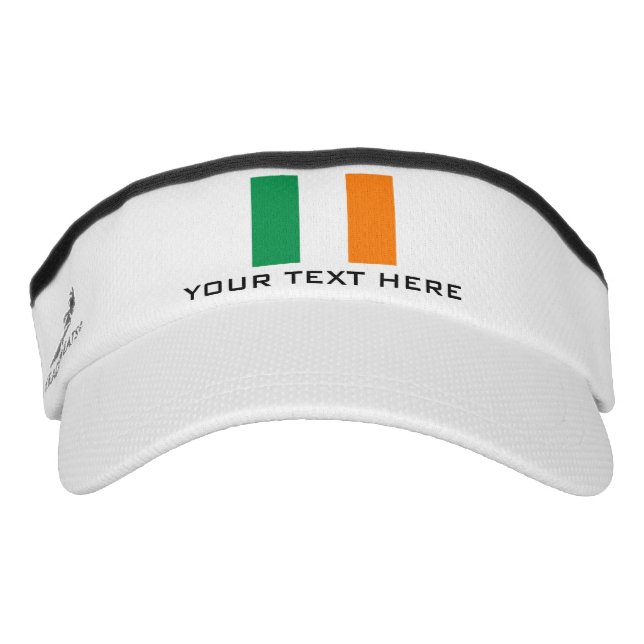 Drapeau irlandais soleil visor casquette casquette (Devant)