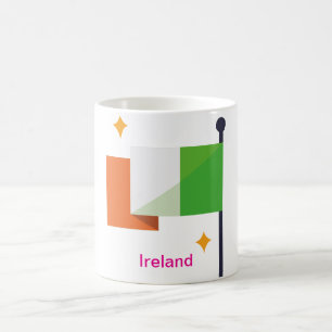 Drapeau irlandais sur la Mug Polonais