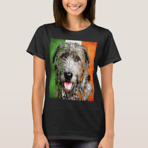 Drapeau irlandais Wolfhound Erin go Bragh T-Shirt