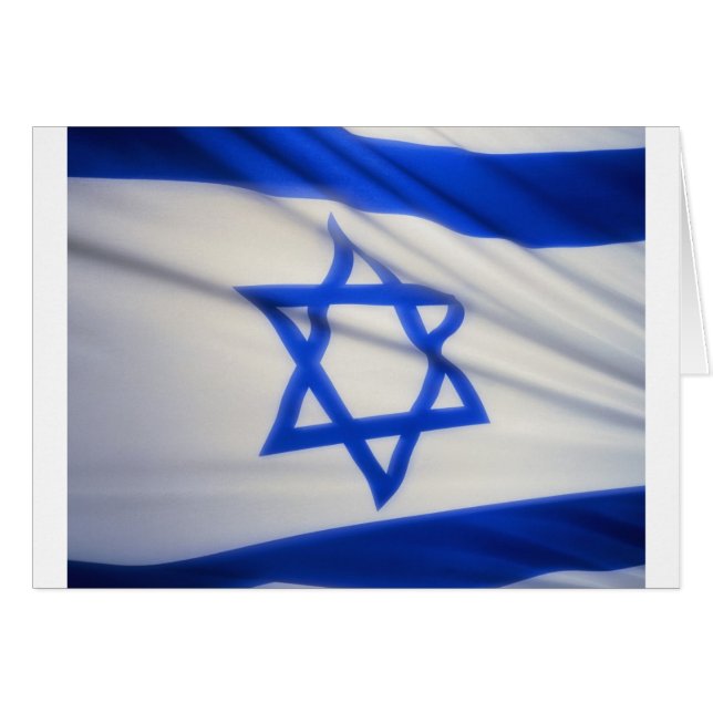 Drapeau israélien (Devant horizontal)