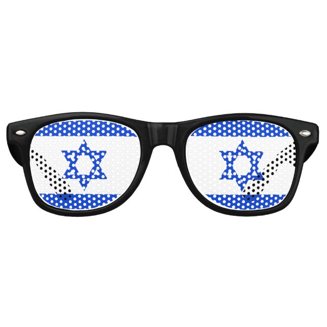 DRAPEAU ISRAÉLIEN LUNETTES DE SOLEIL (Devant)