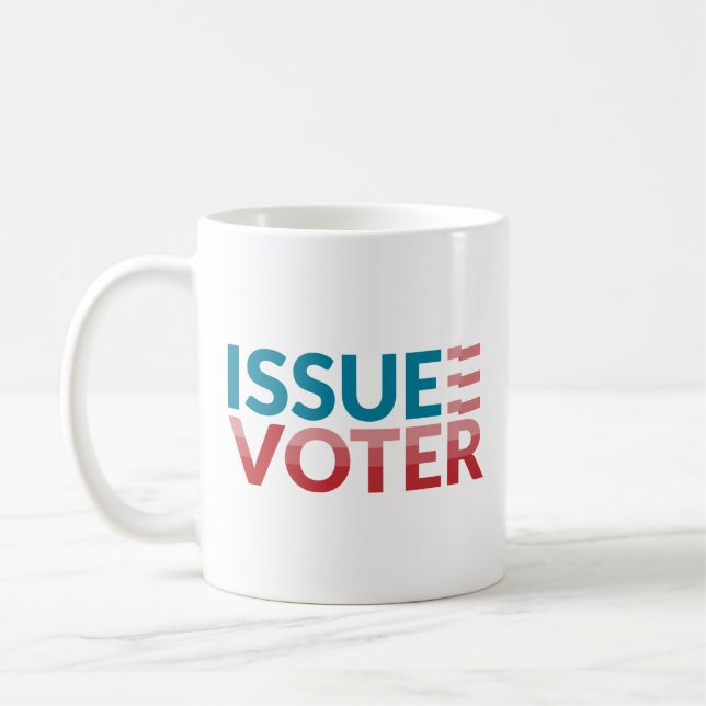 Drapeau IssueVoter Mug à double face (Gauche)