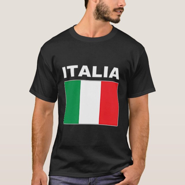 Drapeau Italia Sweat - shirt à capuche Pocket Flag (Devant)