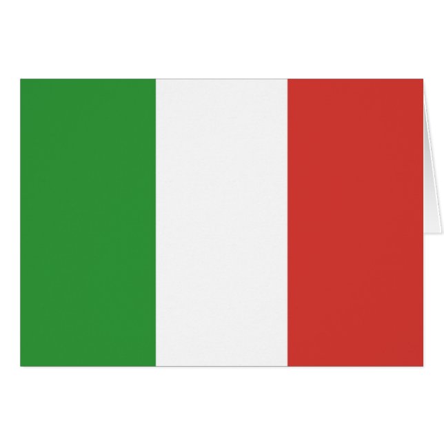 Drapeau italien (Devant horizontal)