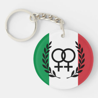 Drapeau italien Symbole arcylique sapphique 