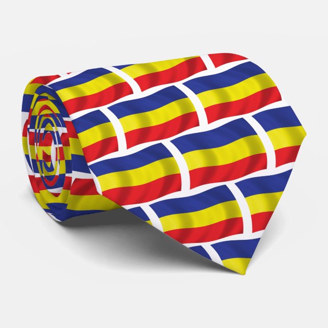 Drapeau Khmer Kampuchea Krom cravate (Roulé)