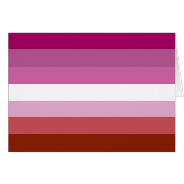 Drapeau lesbien de fierté (Devant horizontal)