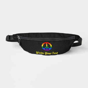 Drapeau LGBT signe de paix