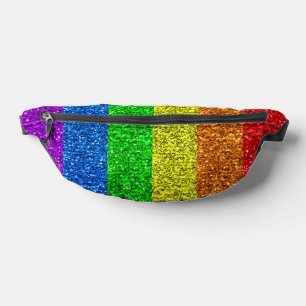 Drapeau LGBT vibrante parties scintillant arc-en-c