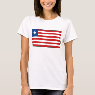Drapeau Liberia x Carte T-shirt