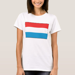 Drapeau Luxembourg x Carte T-shirt