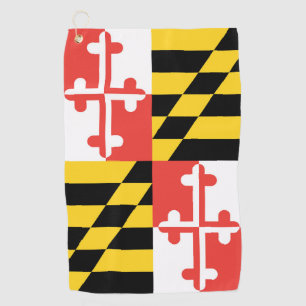 Drapeau Maryland Serviette de golf