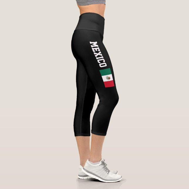 Drapeau mexicain de sport haut Capri leggings (Droite)