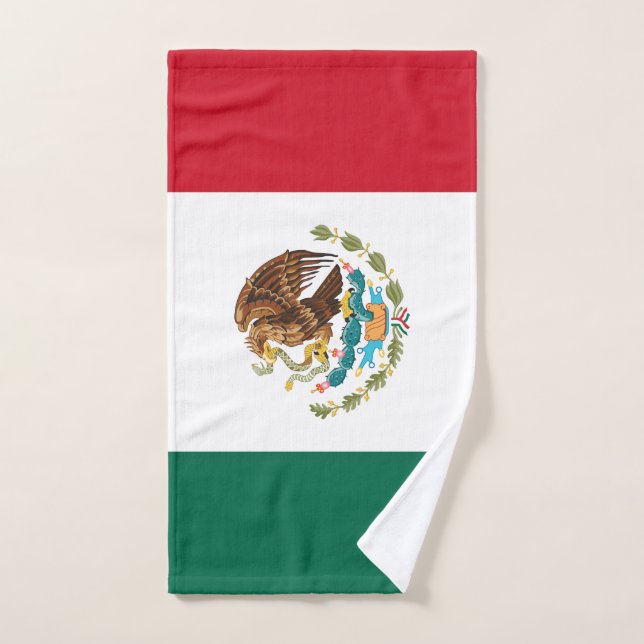 Drapeau mexicain - Drapeau mexicain (Serviette à main)