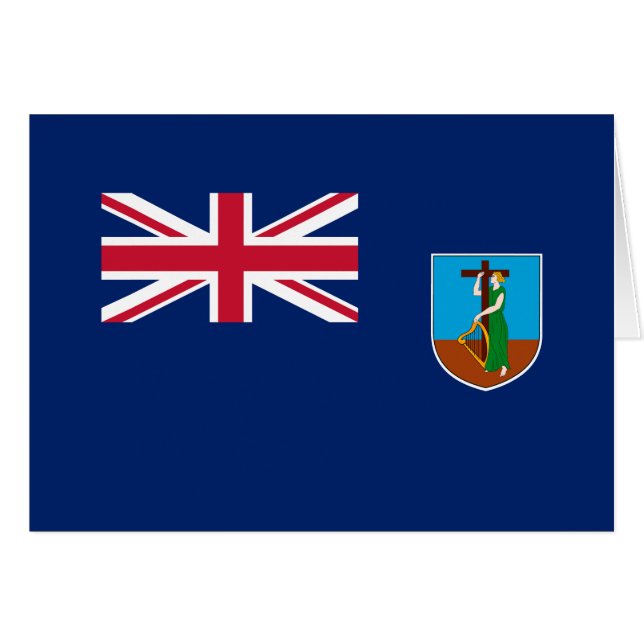 Drapeau Montserrat (Devant horizontal)