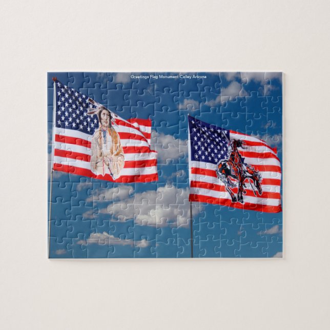 Drapeau Monument Calley Arizona Jigsaw Puzzle (Horizontal)