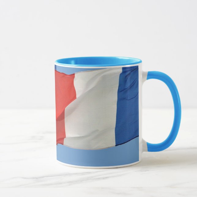 Drapeau national de France Mug patriotique (Droite)