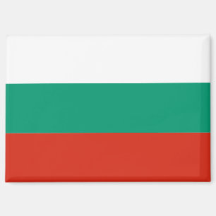 Drapeau national de la Bulgarie aimant rectangle
